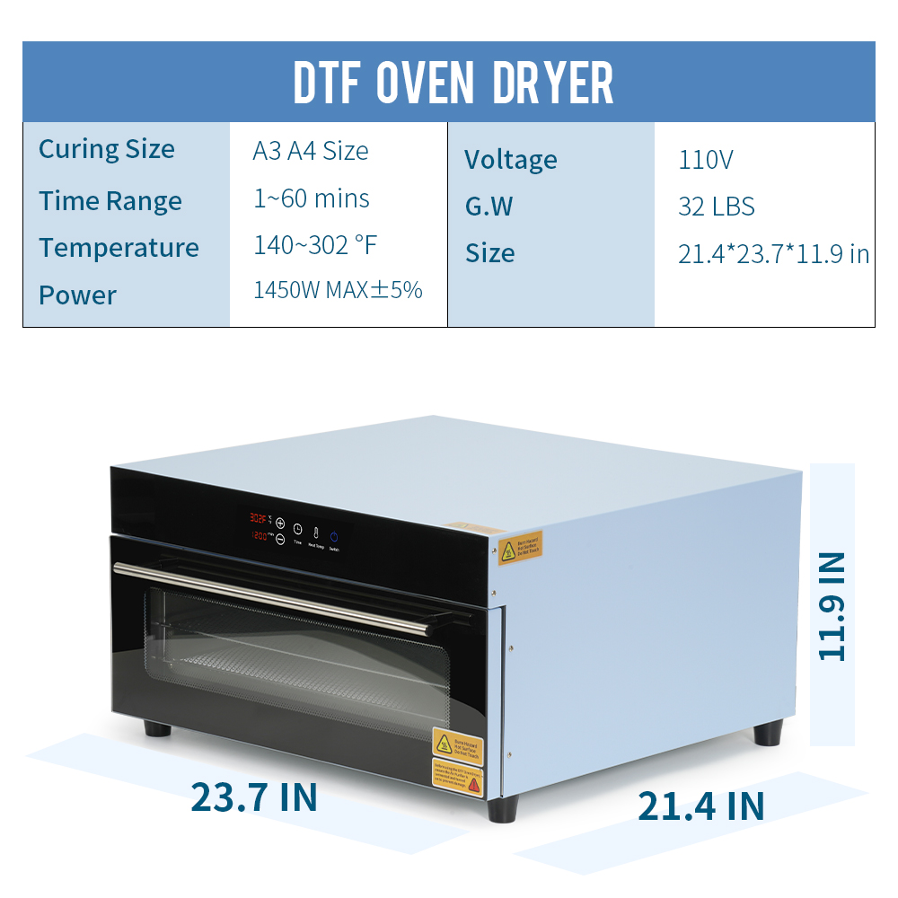 A3 A4 DTF Oven Film Dryer with Purifier thumbnail 5