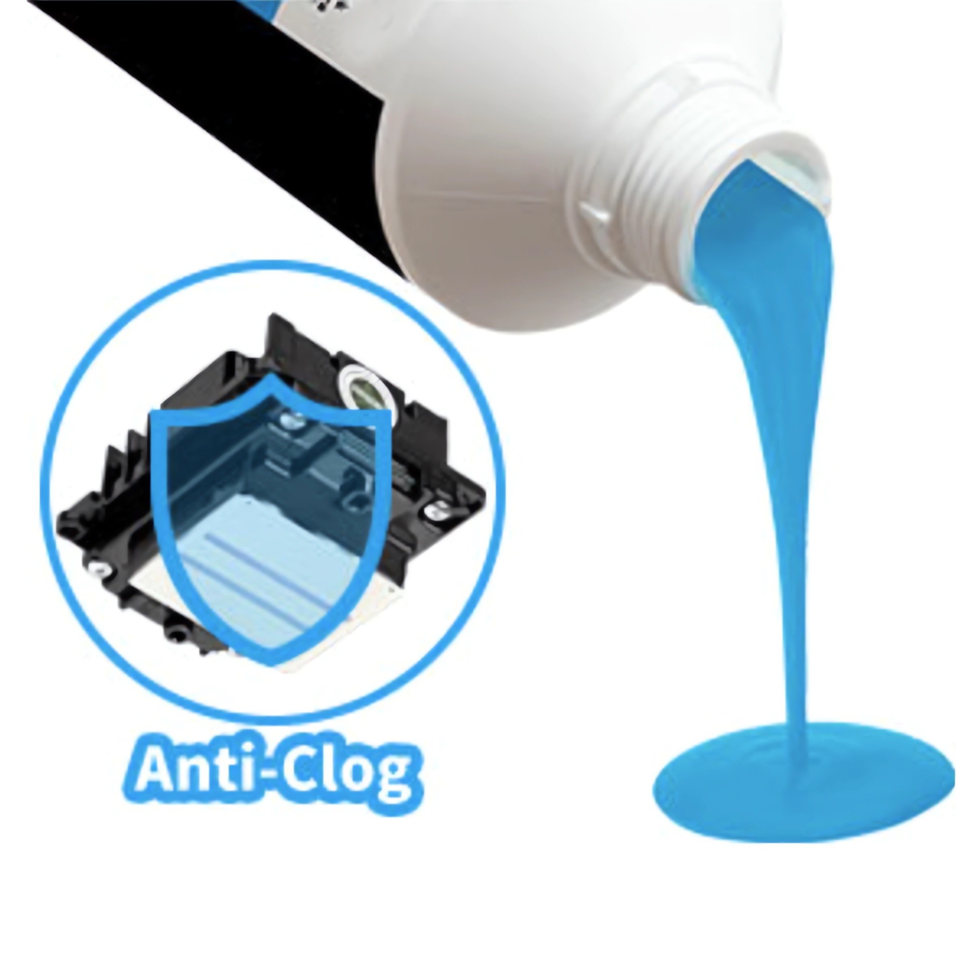500ml Ultra Smooth DTF Ink (CMYKW)
